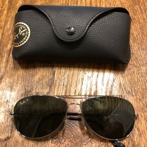 Ray ban Polarized Aviator Cockpit Sunglasses